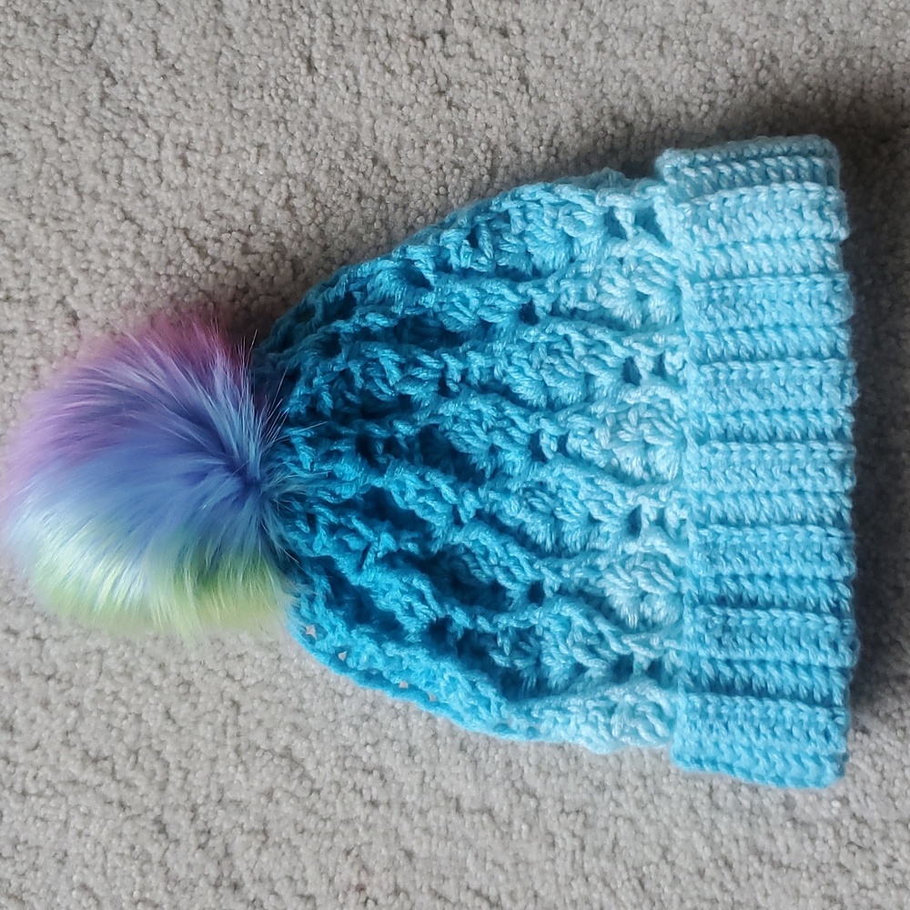Hand-made crocheted hat